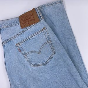 Levi’s 501 vintage button fly light wash jean W36 L30